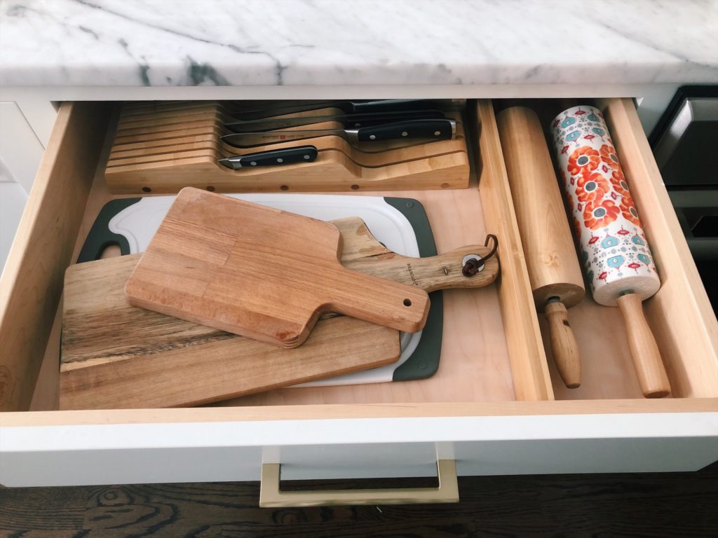 knife block drawer organizer amazon