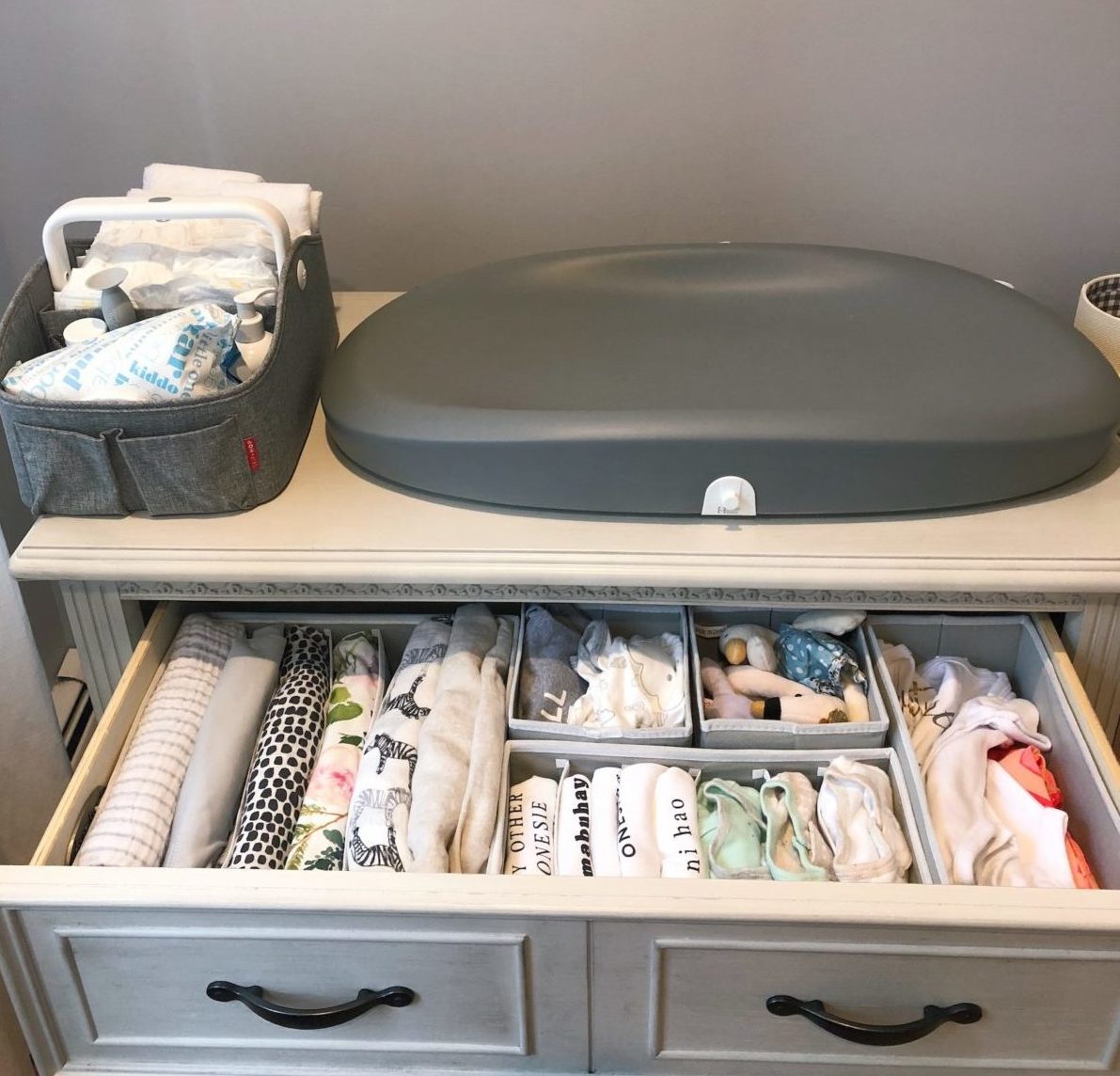 baby nursery dresser drawer organizers