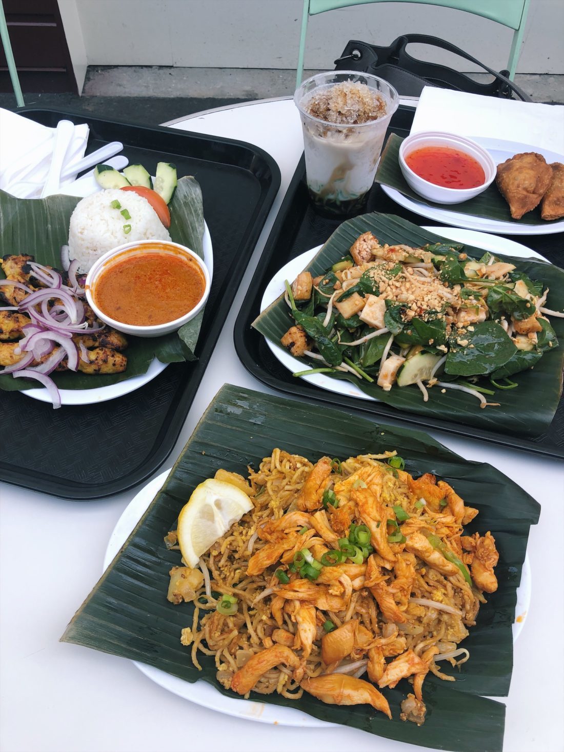 the grove los angeles singapore banana leaf