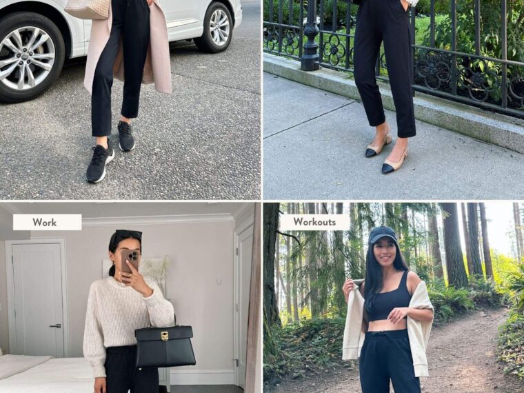 petite friendly affordable Amazon joggers how to style
