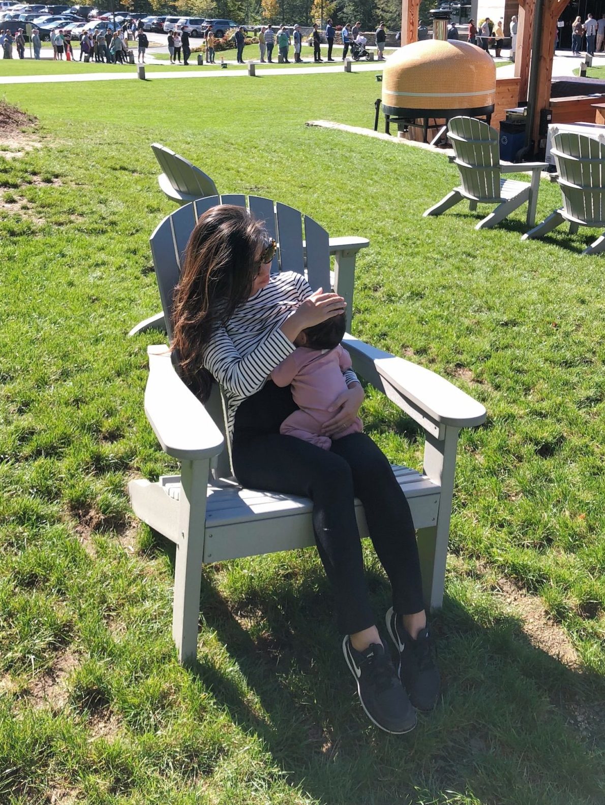 tips for breastfeeding in public positions