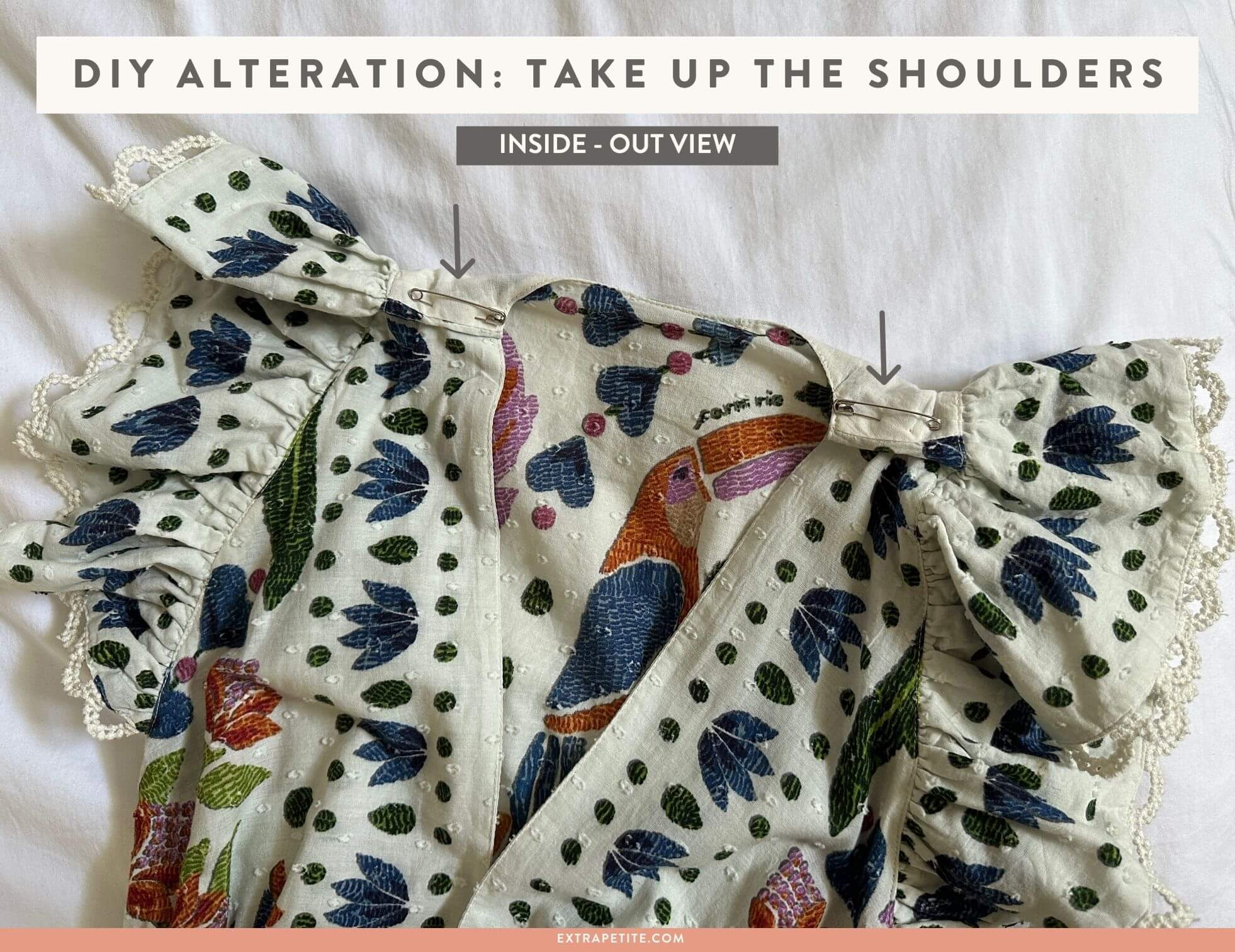 diy alteration take up the shoulders