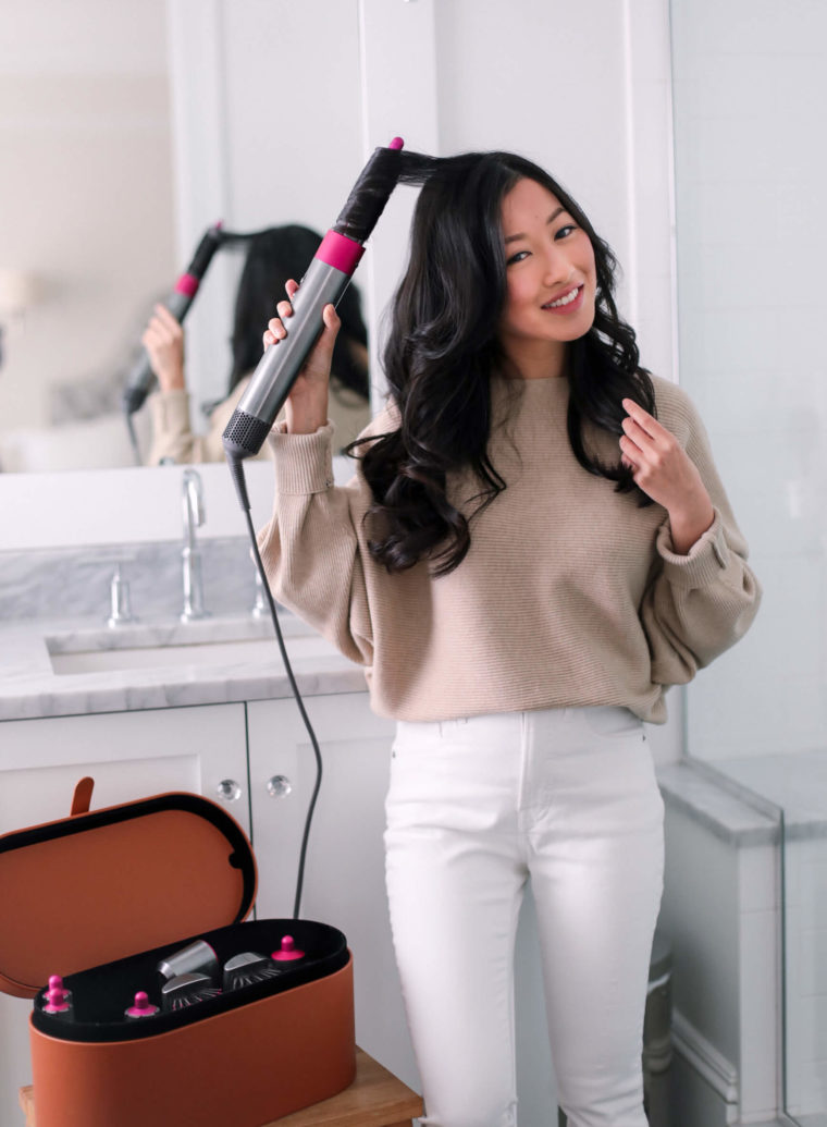 Dyson Airwrap review on long asian hair