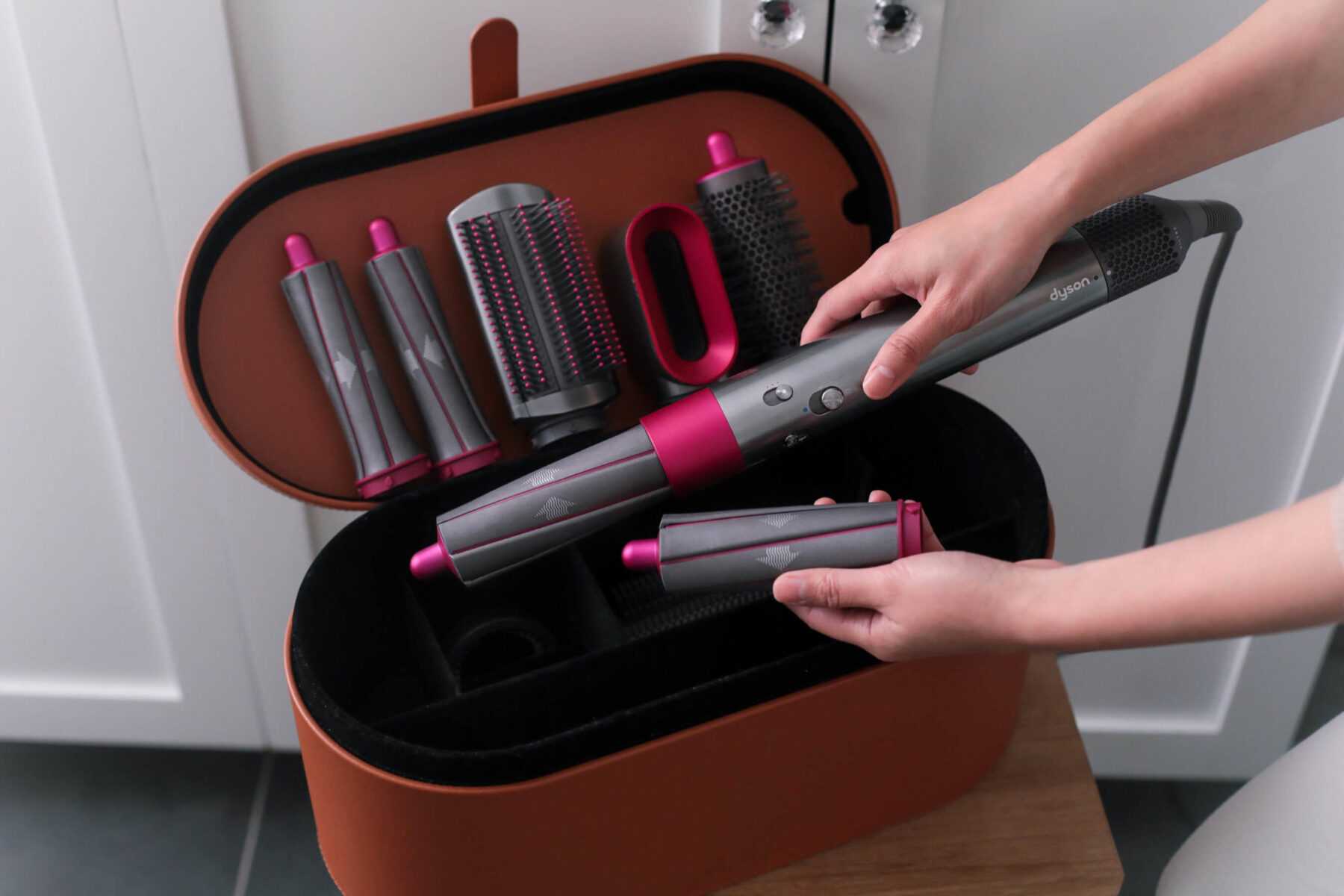 Dyson Airwrap hair styling attachments