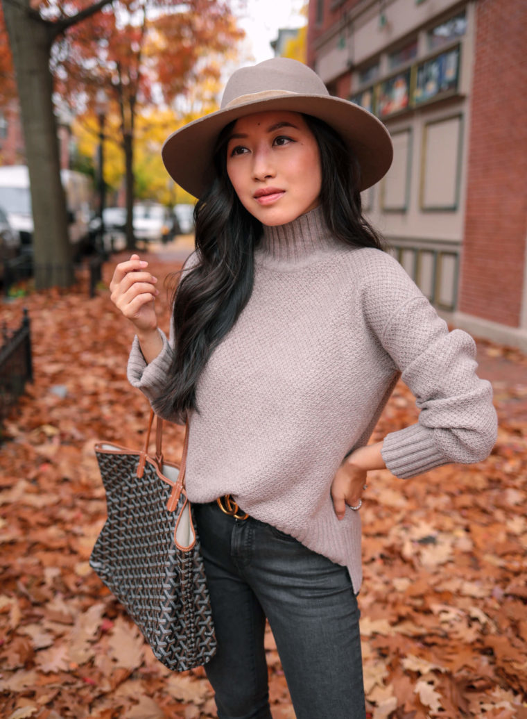 Rag & Bone taupe wool hat