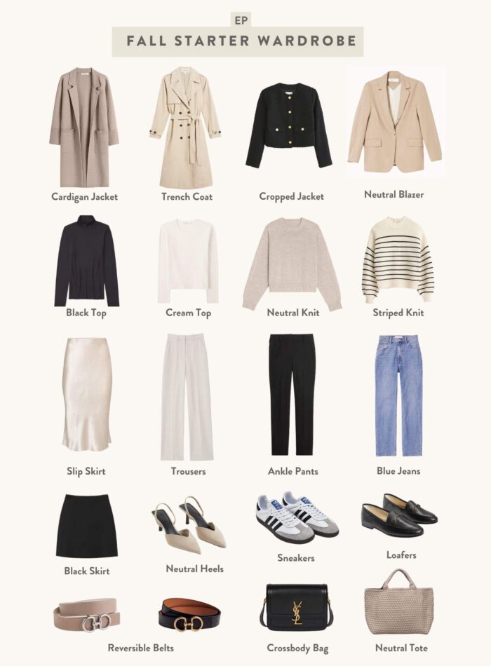 fall '23 capsule wardrobe