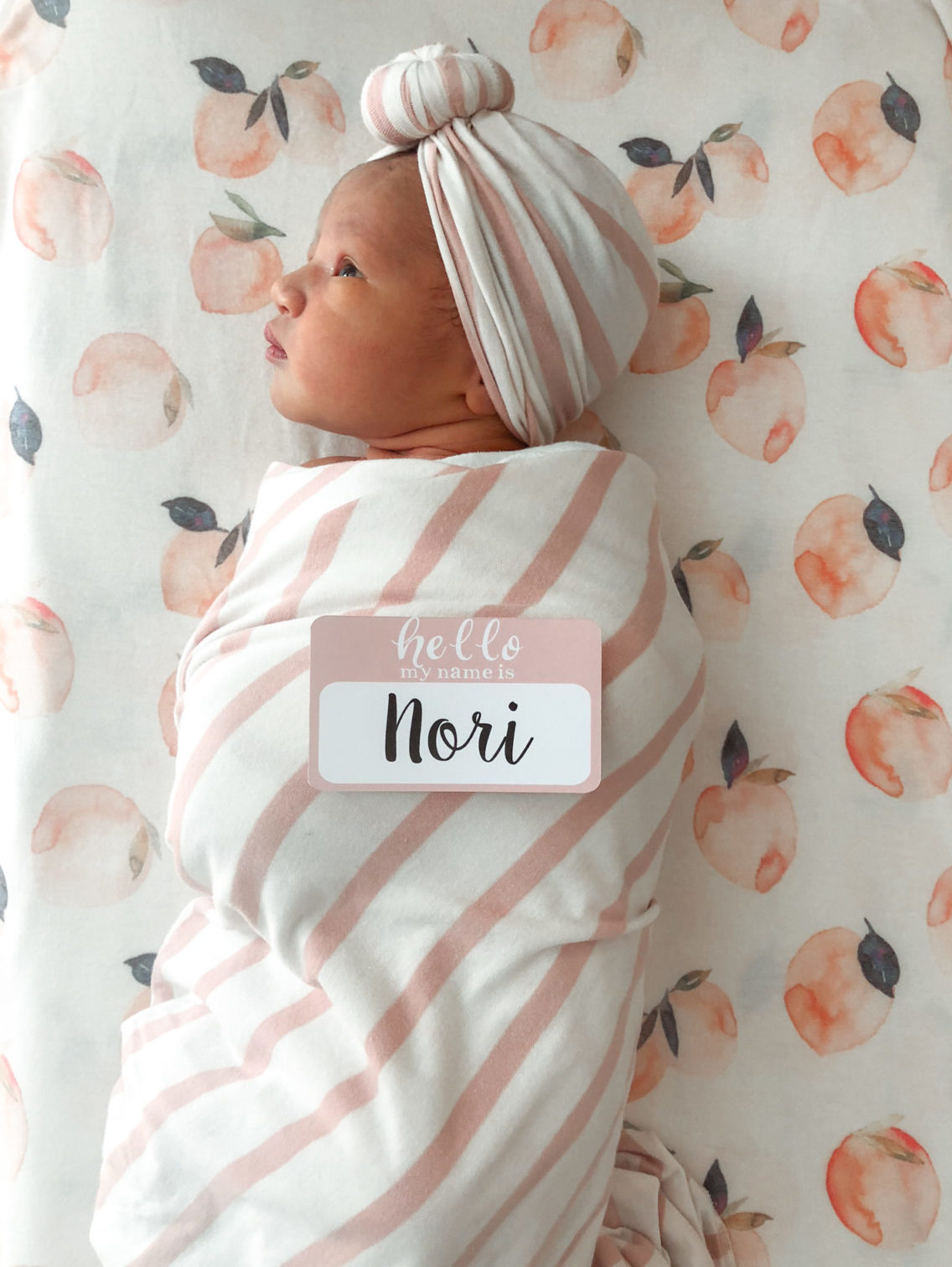 copper pearl swaddle blankets peach