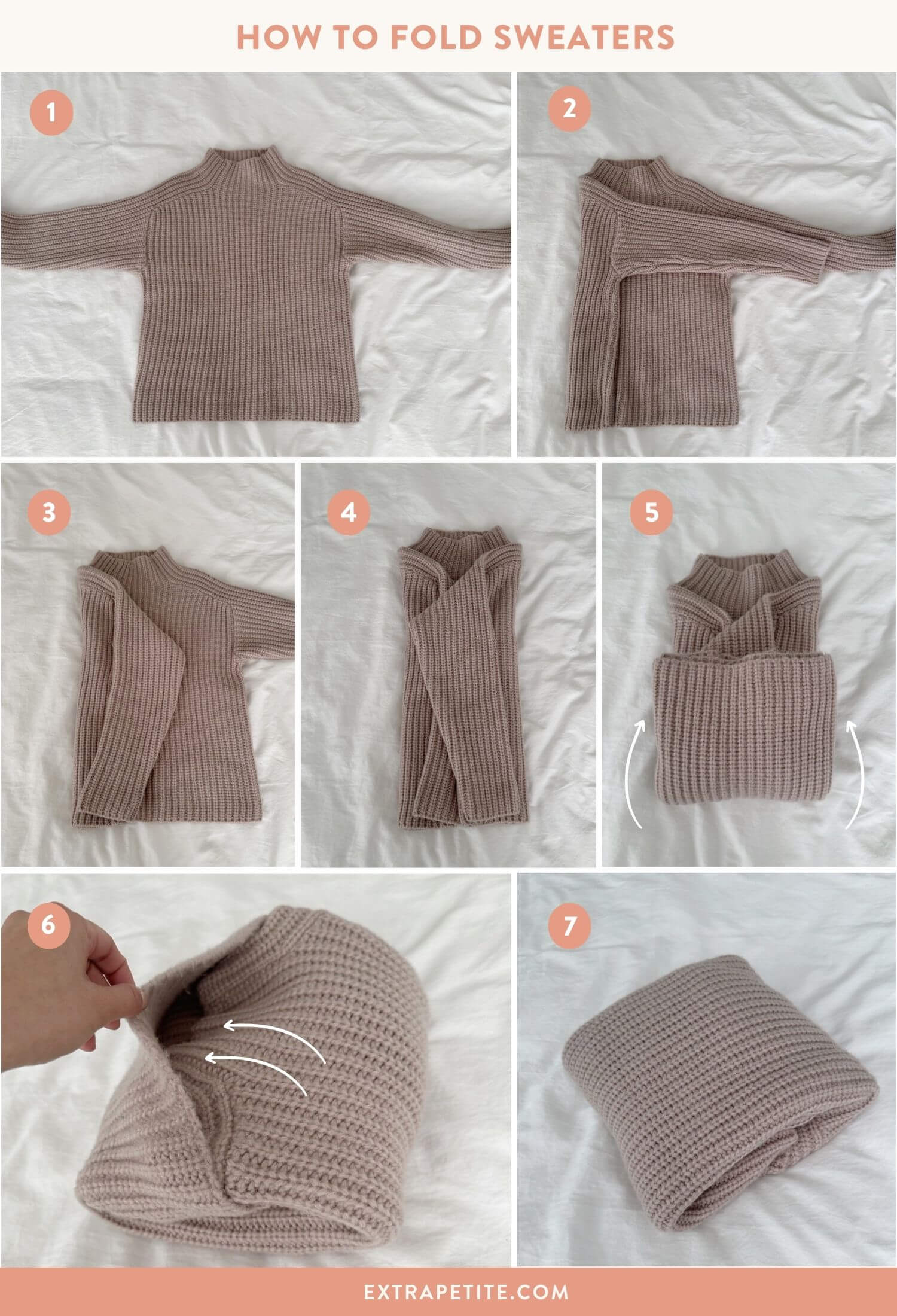 the best way to fold a sweater how to