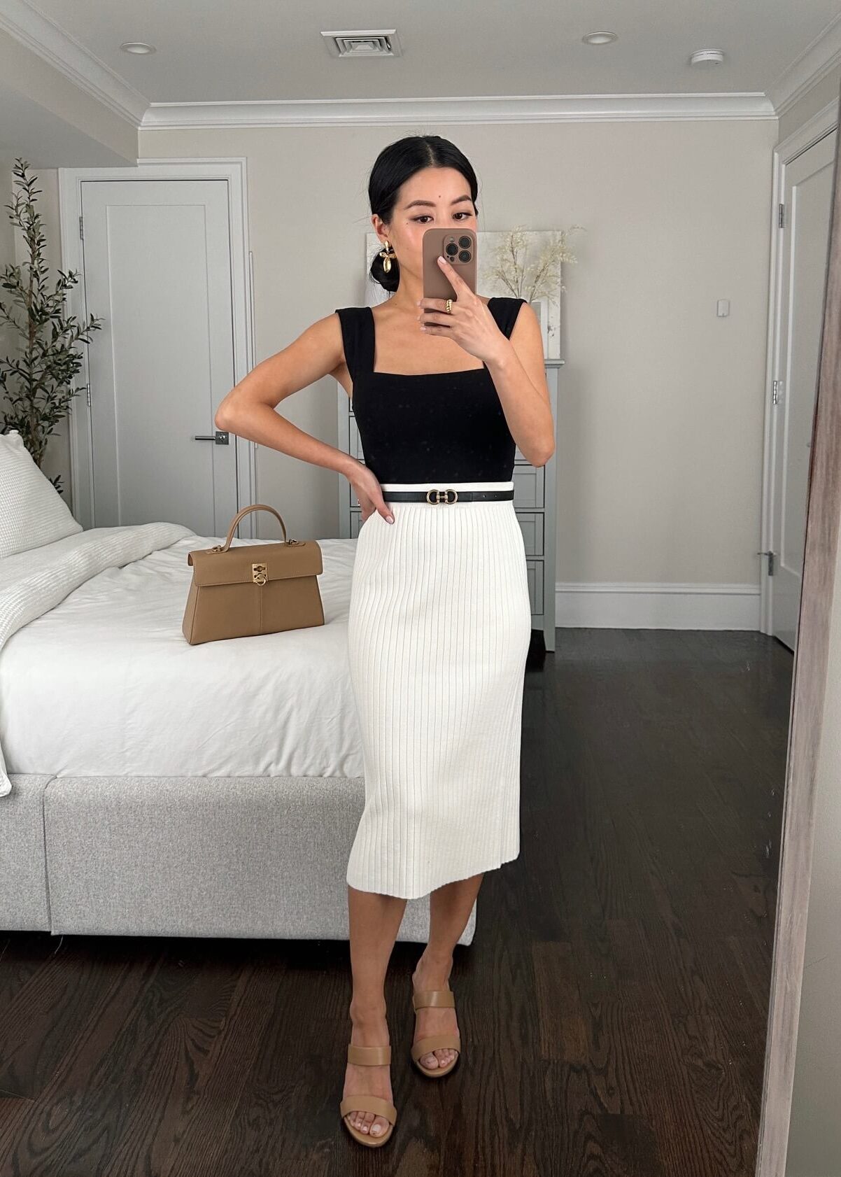 Kate Kasin petite knit skirt