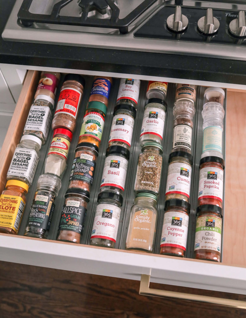 shallow spice drawer organizer liner