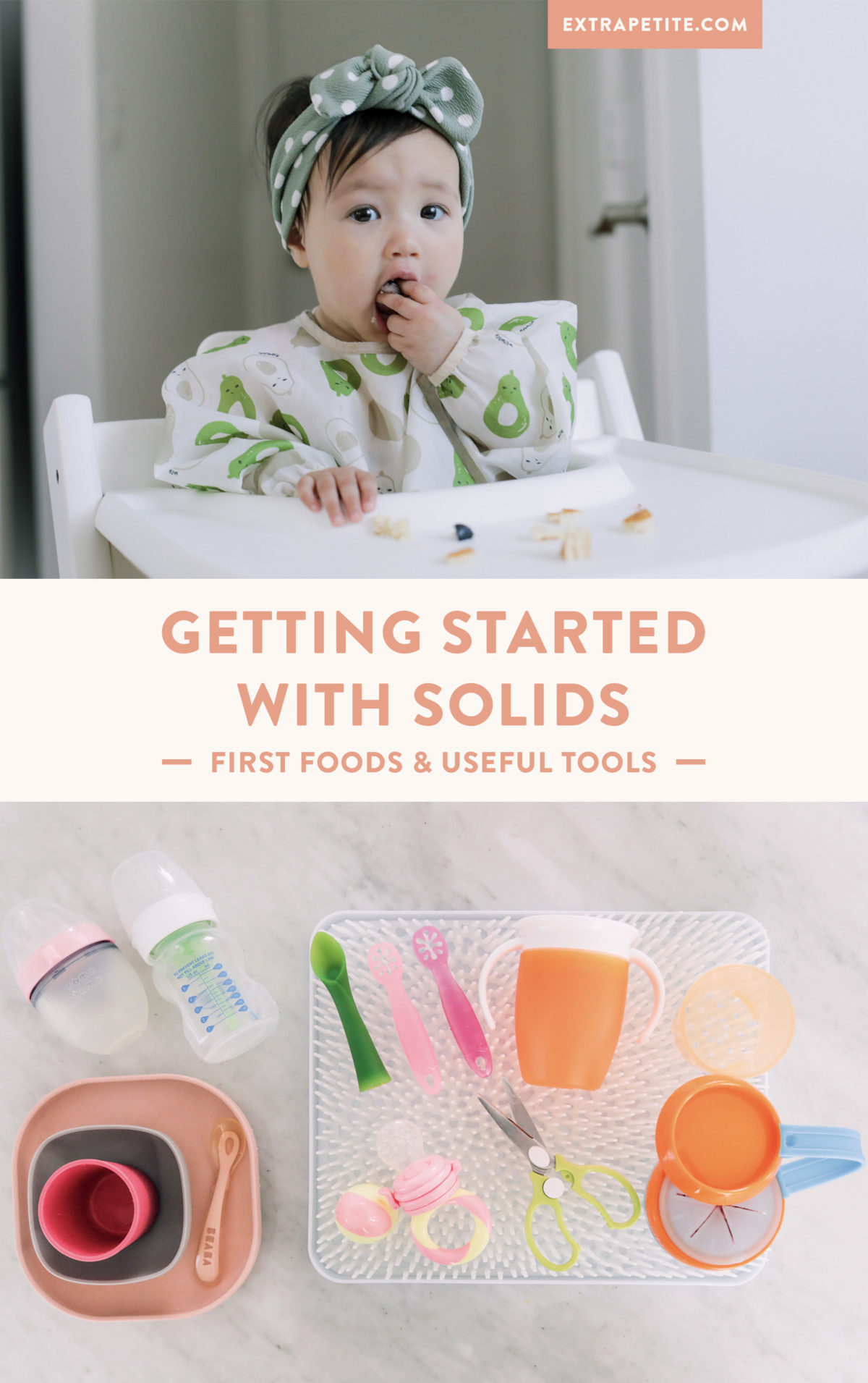 feeding baby solids first finger food ideas and tools