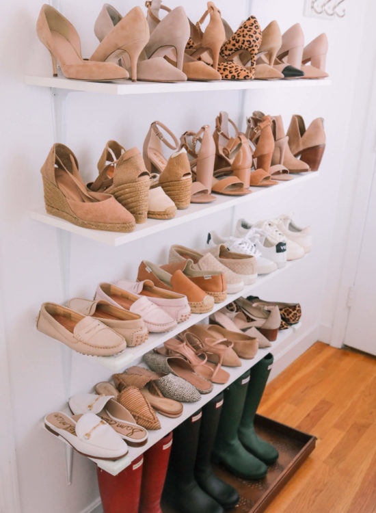 tips for organizing shoes