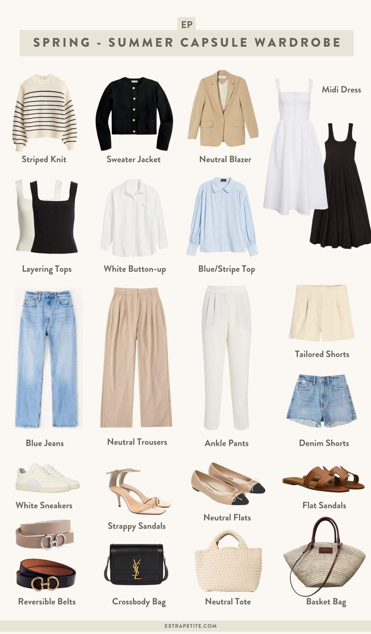 spring - summer capsule wardrobe