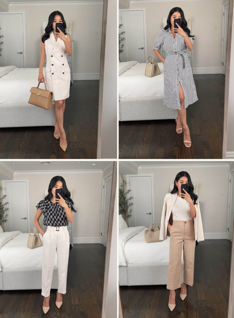 summer work outfit ideas petite