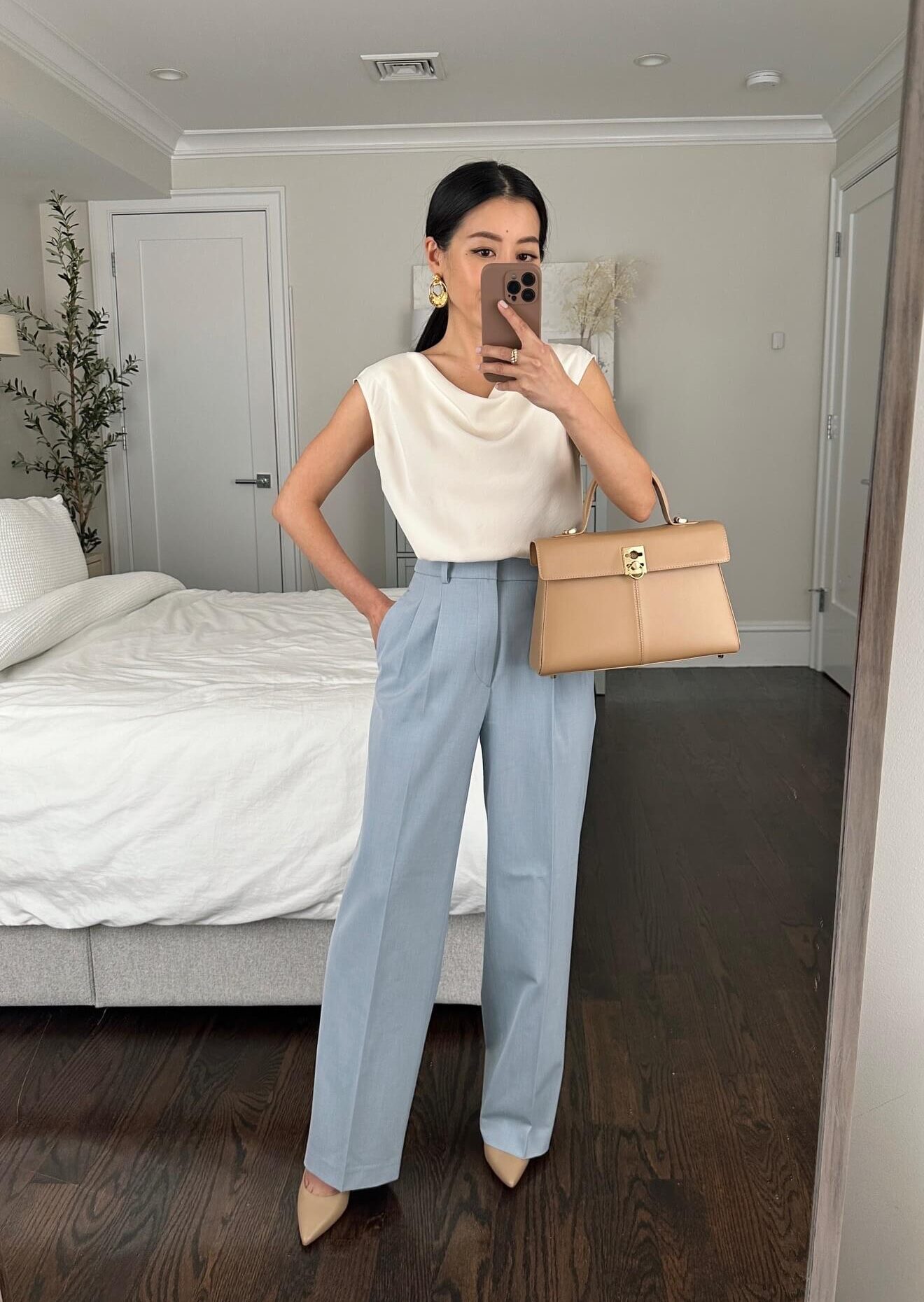 Uniqlo viral pants petite try on review