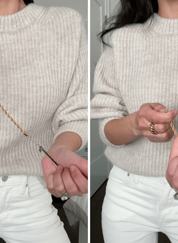 hack how to put on a bracelet by yourself